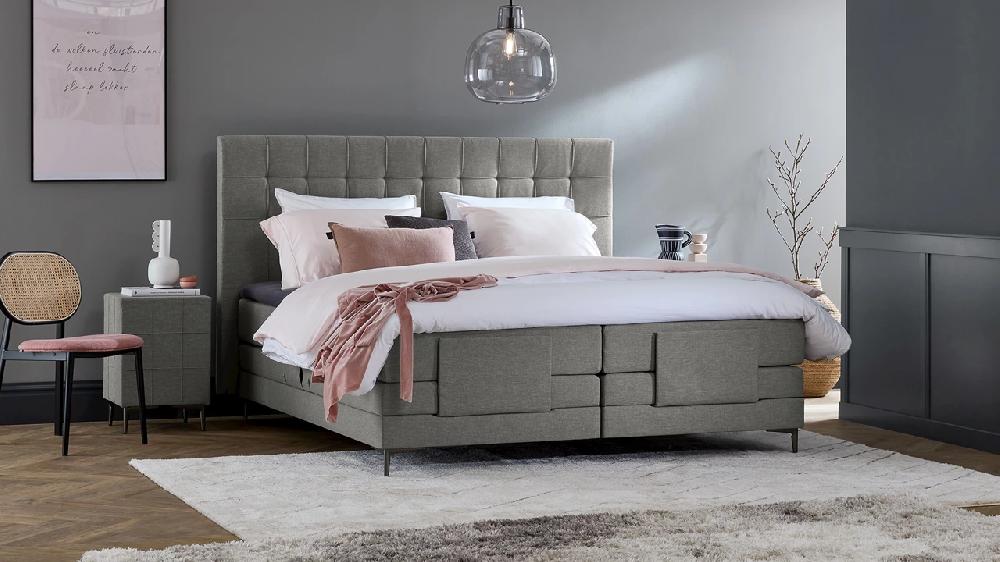Beter Bed Boxspring Jade Verstelbaar Met Gestoffeerd Matras