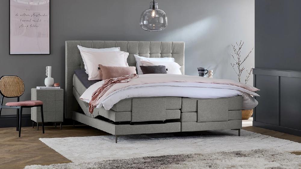 beter bed Boxspring Jade verstelbaar met gestoffeerd matras