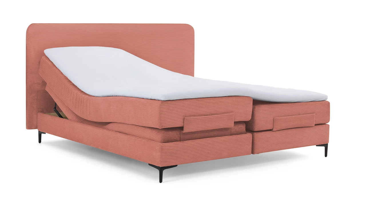 beter bed Boxspring Quartz verstelbaar met gestoffeerd matras