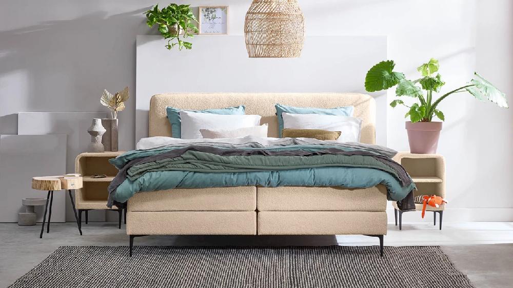 Beter Bed Boxspring Quartz Vlak Met Gestoffeerd Matras
