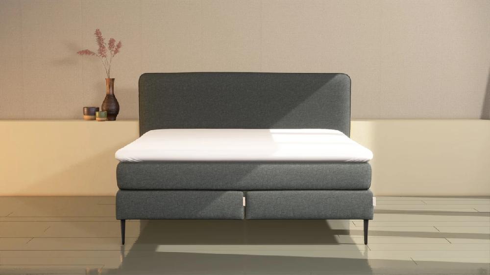 beter bed Boxspring Quartz vlak met gestoffeerd matras