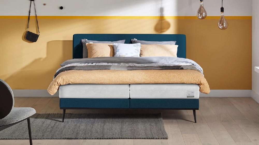 Beter Bed Boxspring Viggo Vlak Met Silver Pocket Deluxe Foam Matras