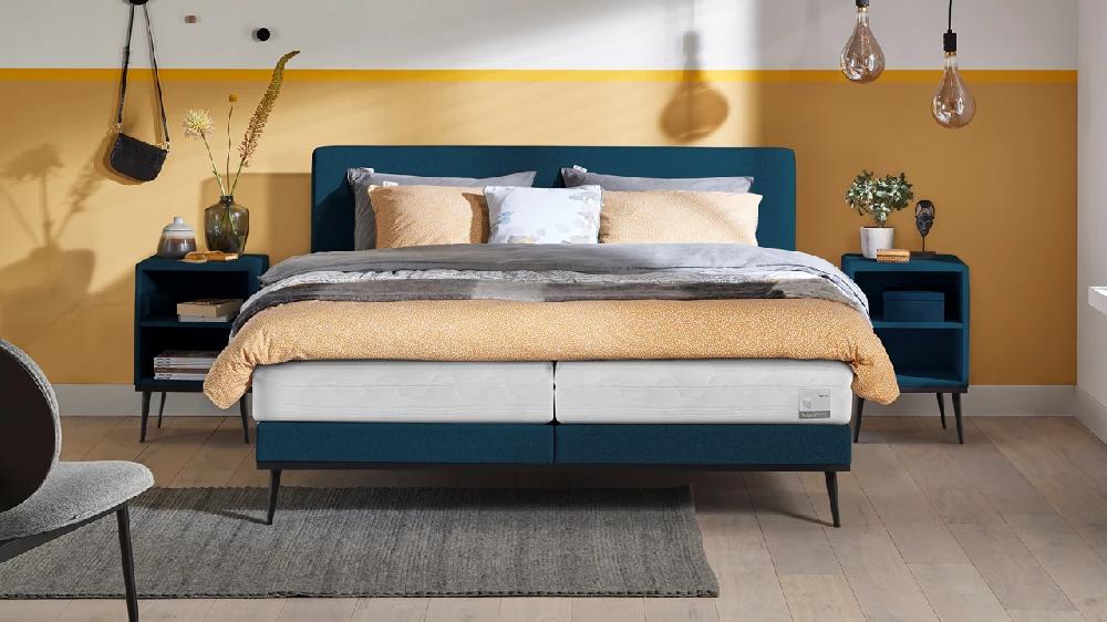 Beter Bed Boxspring Viggo Vlak Met Silver Pocket Deluxe Foam Matras