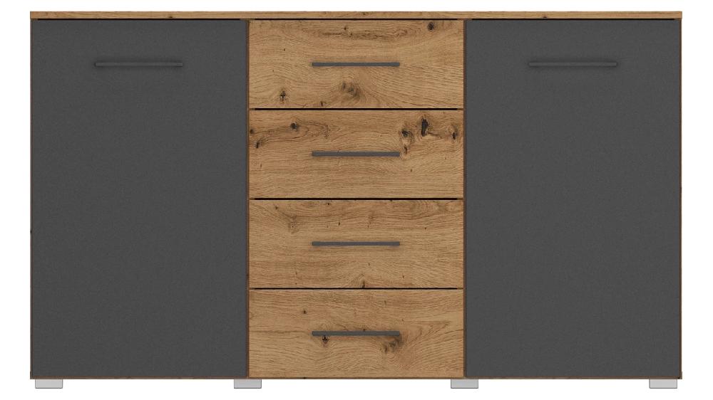 Beter Bed Commode Birmingham Met 2 Deuren En 4 Laden