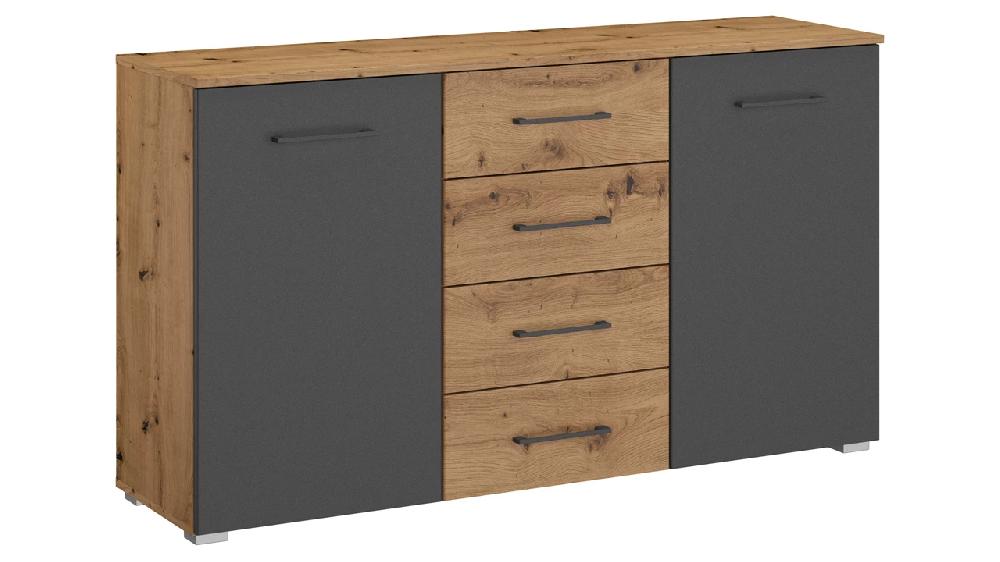 beter bed Commode Birmingham met 2 deuren en 4 laden