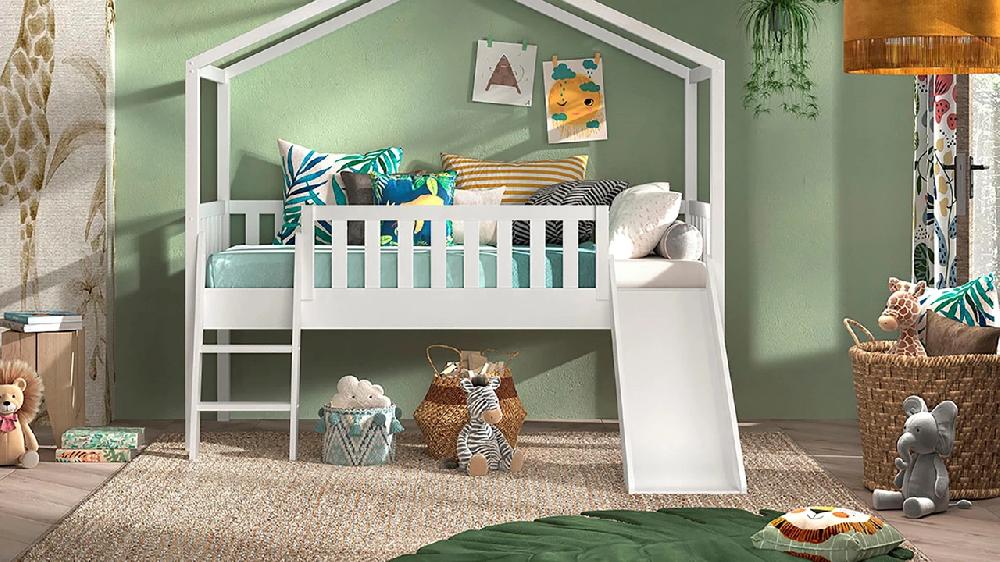 Beter Bed Halfhoogslaper Dallas Als Huis Met Glijbaan