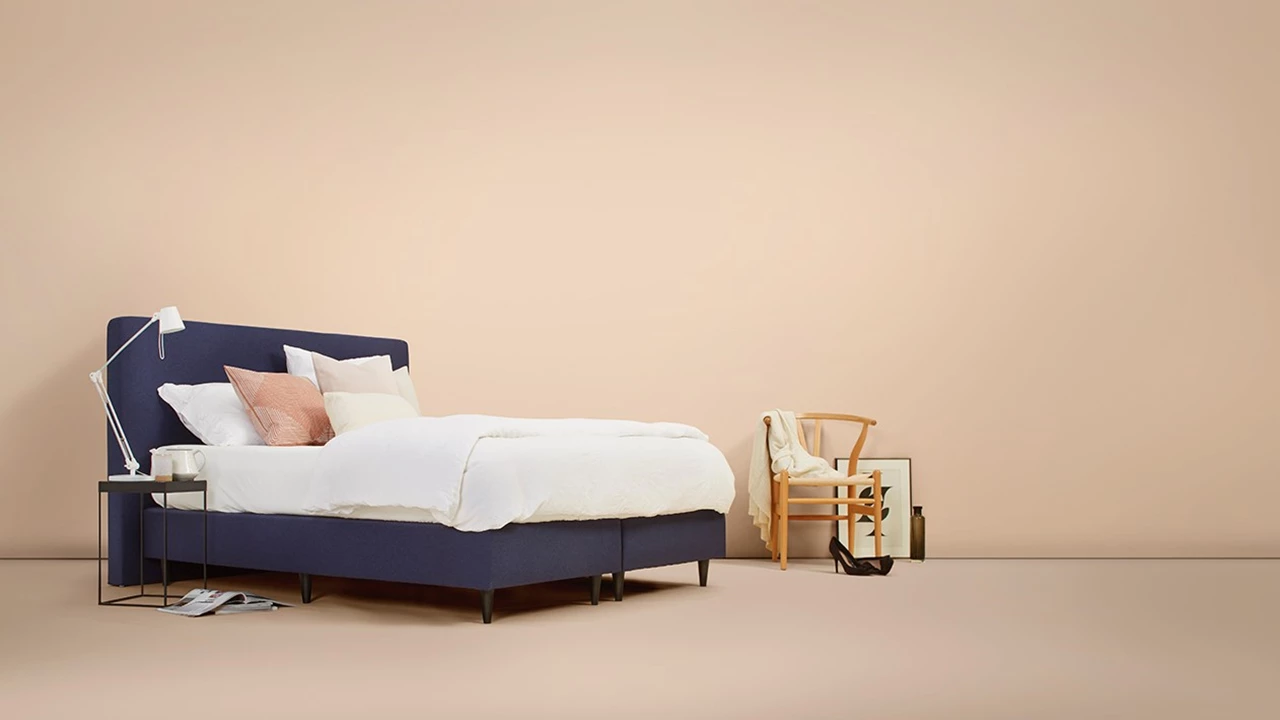 beter bed Matt Sleeps Boxspring Original vlak met matras Matt