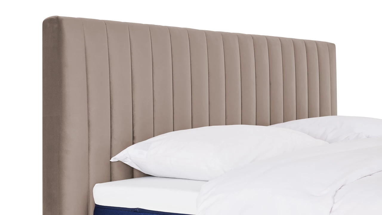 Beter Bed Matt Sleeps Boxspring Velvet Stroken Vlak Met Matras Matt
