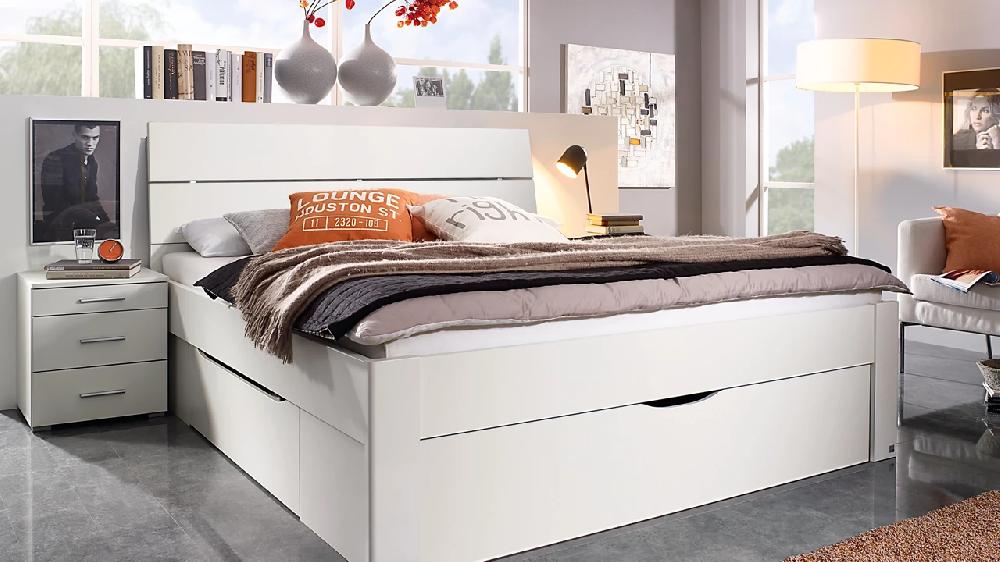 beter bed Opbergbed Butiken met hoofdbord en 3 laden