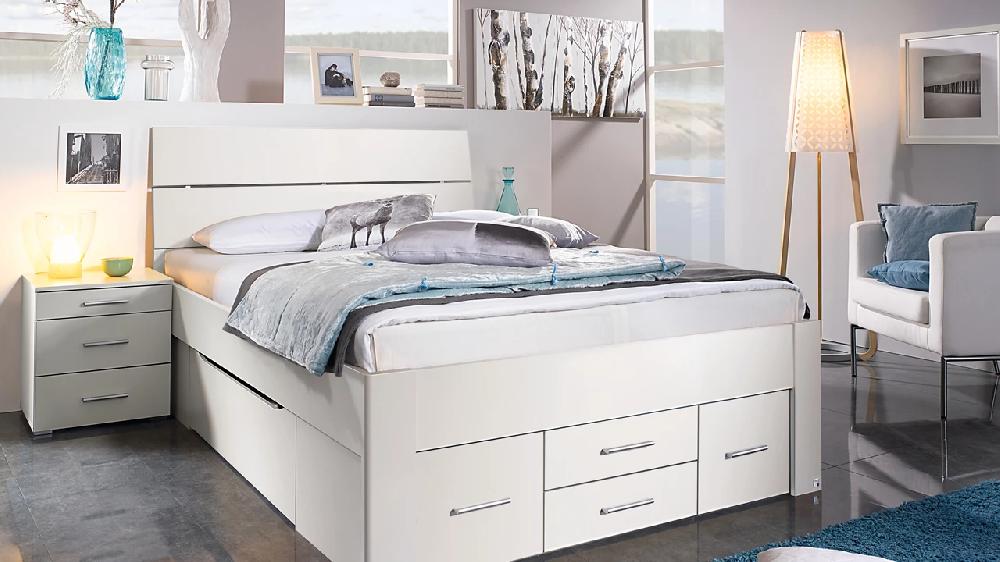 beter bed Opbergbed Butiken met hoofdbord en 6 laden