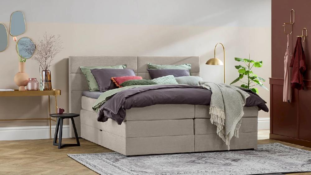 Beter Bed Opbergboxspring Pearl Vlak Met Gestoffeerd Matras
