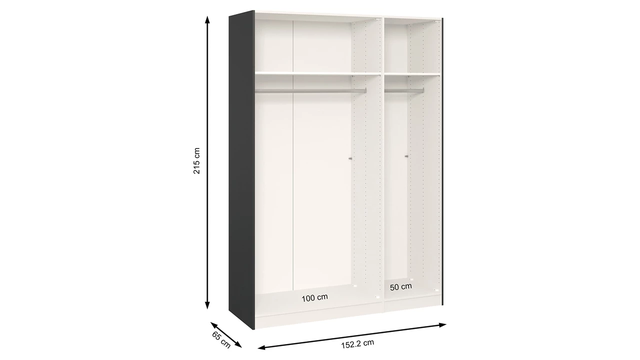 Beter Bed Schuifdeurkast Kixx Met Glas- En Spiegeldeuren