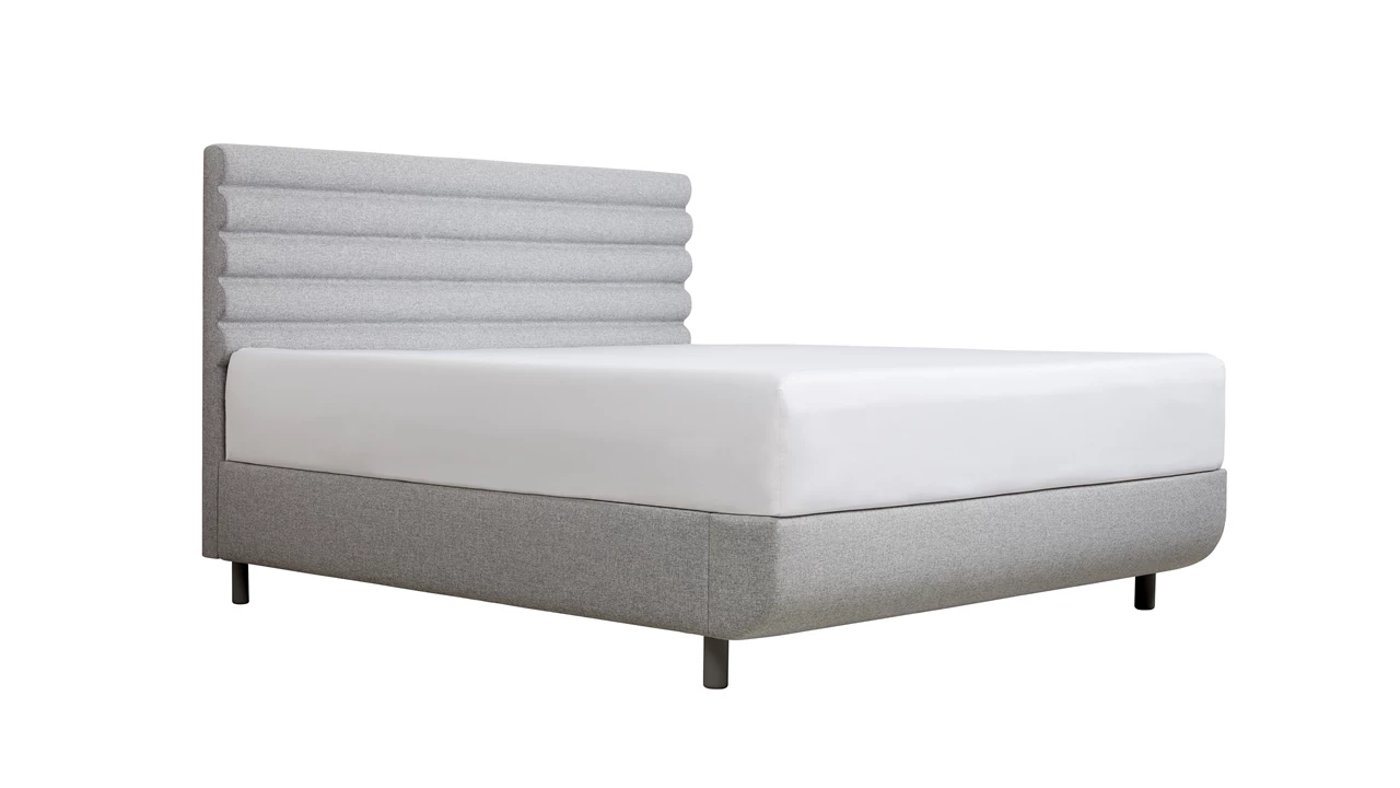 beter bed TEMPUR® Bed Arc met hoofdbord Vectra schotelbodem en Pro matrassen