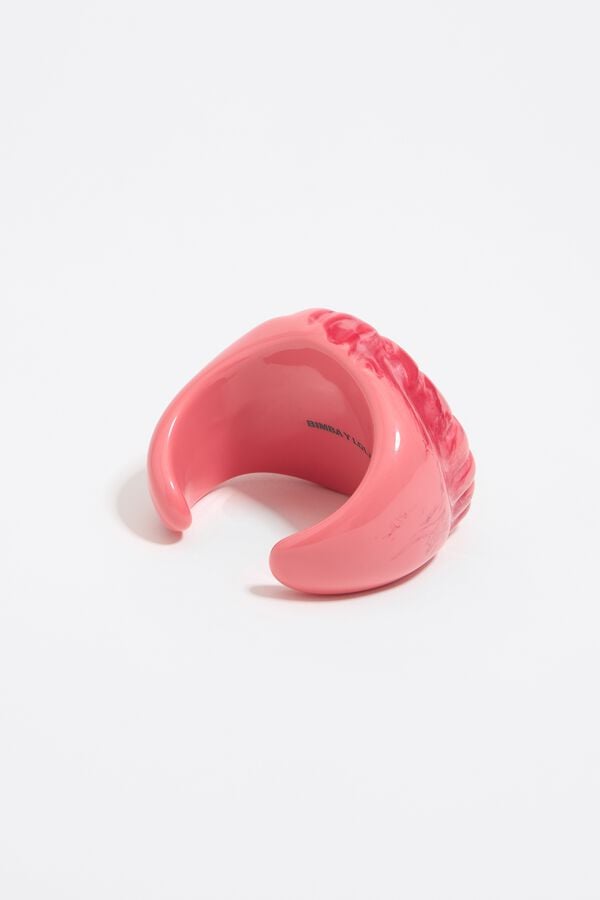Bimba & Lola Armband Schelp Kunsthars Roze
