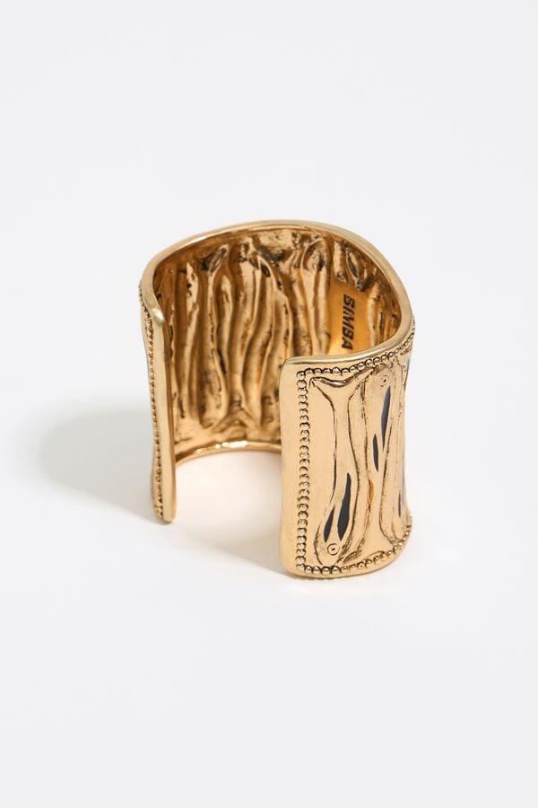 Bimba & Lola Armband Stijf Vissen Goudkleurig