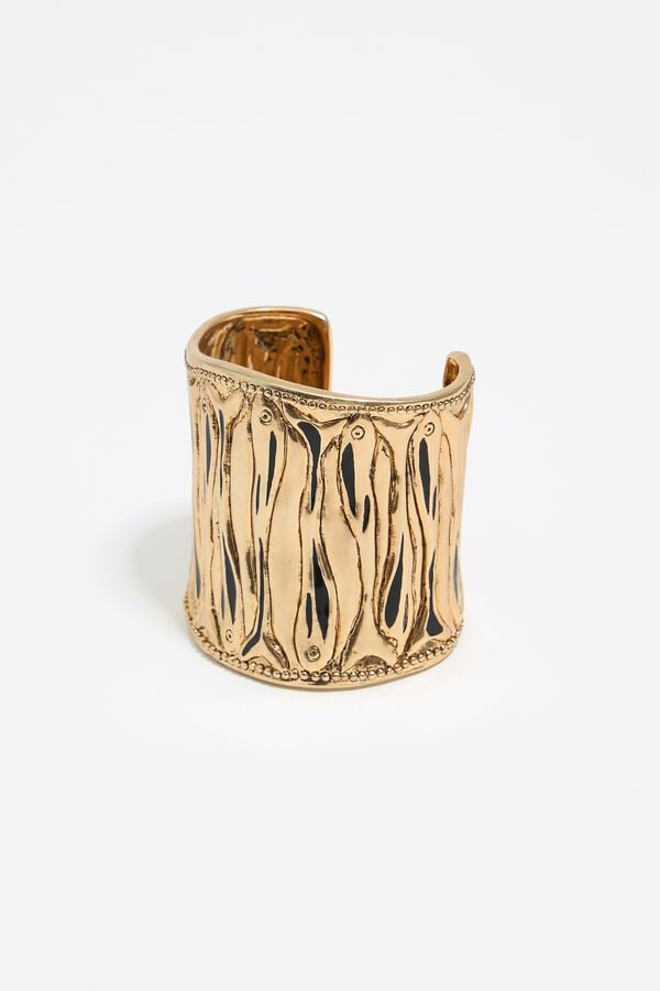 bimba & lola Armband stijf vissen goudkleurig