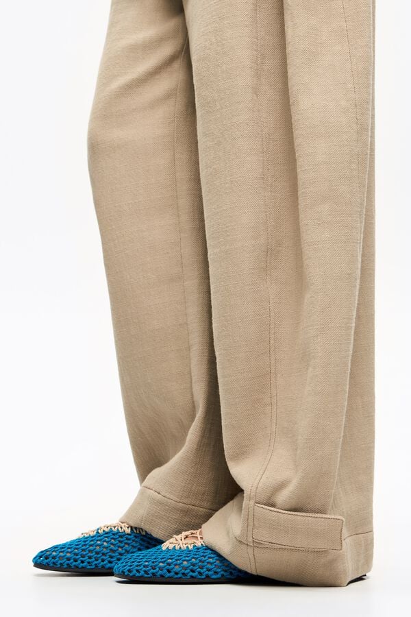 Bimba & Lola Ballerina Crochet Elektrisch Blauw