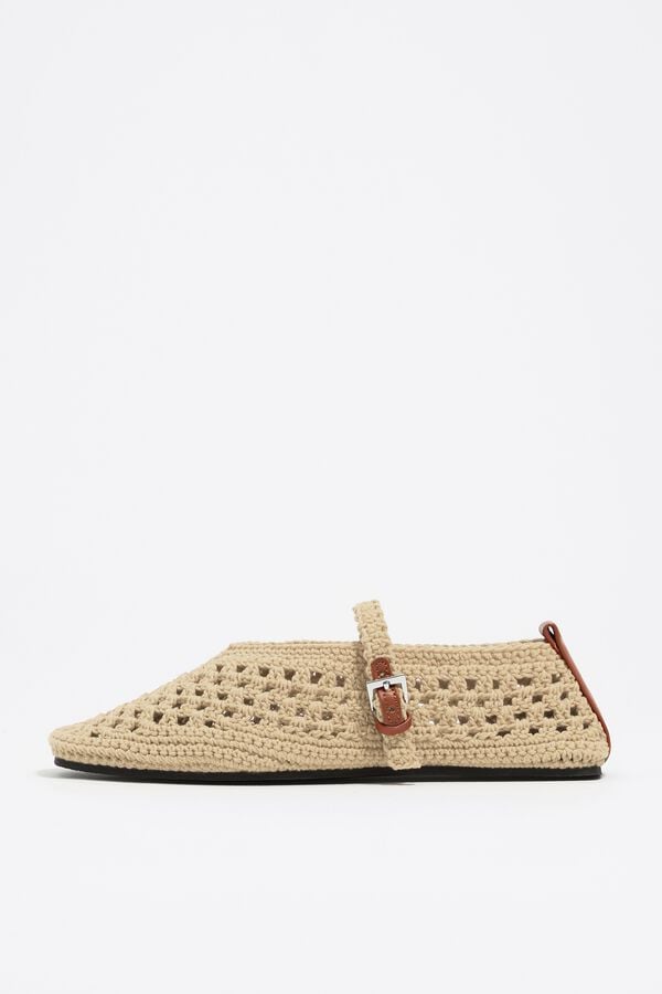 bimba & lola Ballerina crochet ivoorwit