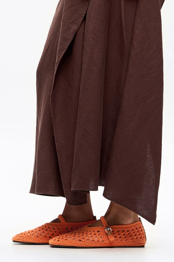 Bimba & Lola Ballerina Crochet Oranje