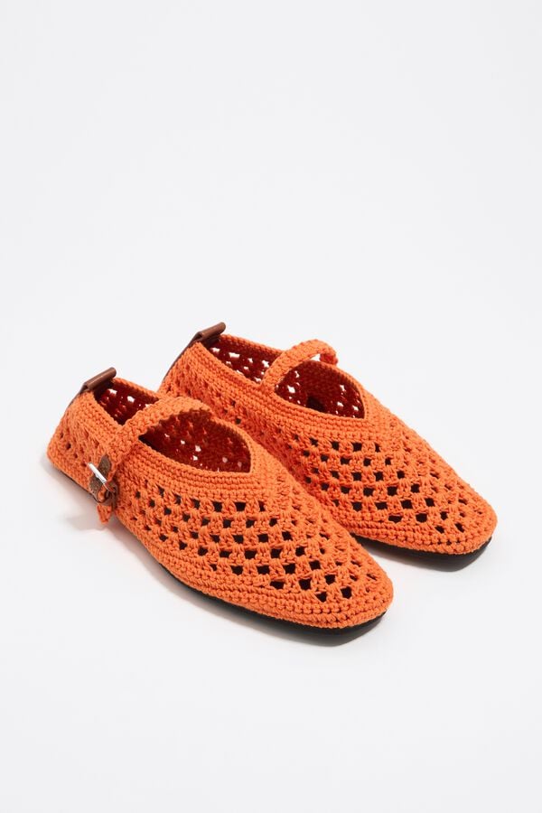 Bimba & Lola Ballerina Crochet Oranje