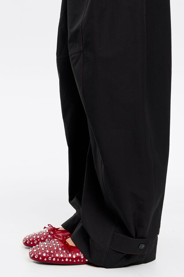 Bimba & Lola Ballerina Studs Leer Rood