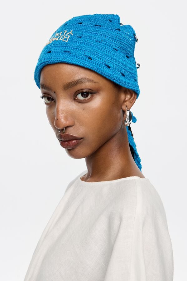 Bimba & Lola Bandana Crochet Blauw