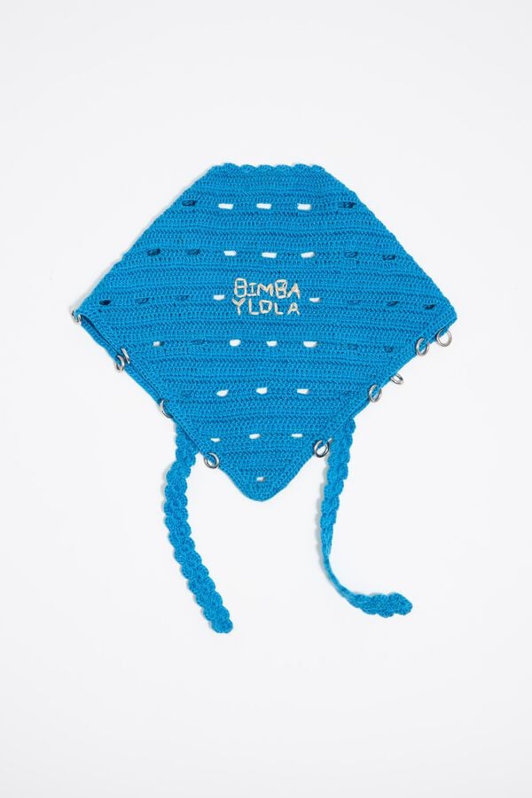 bimba & lola Bandana crochet blauw