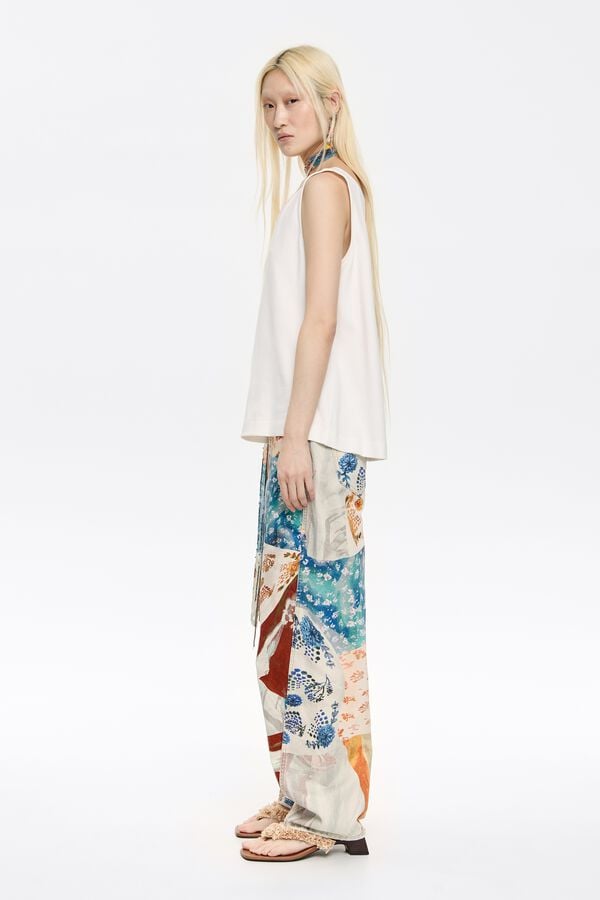 Bimba & Lola BARREL - Jeans Patchwork Oranje