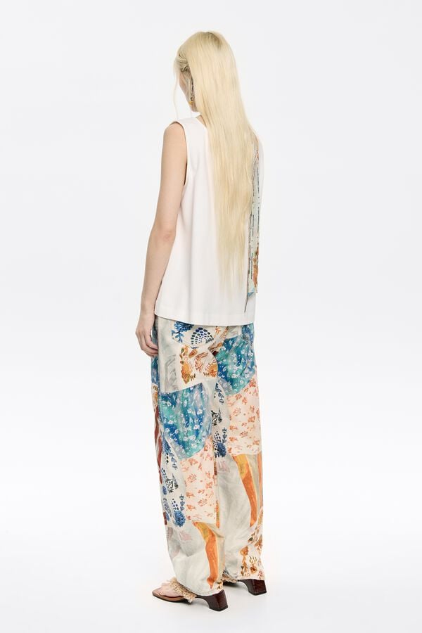 Bimba & Lola BARREL - Jeans Patchwork Oranje