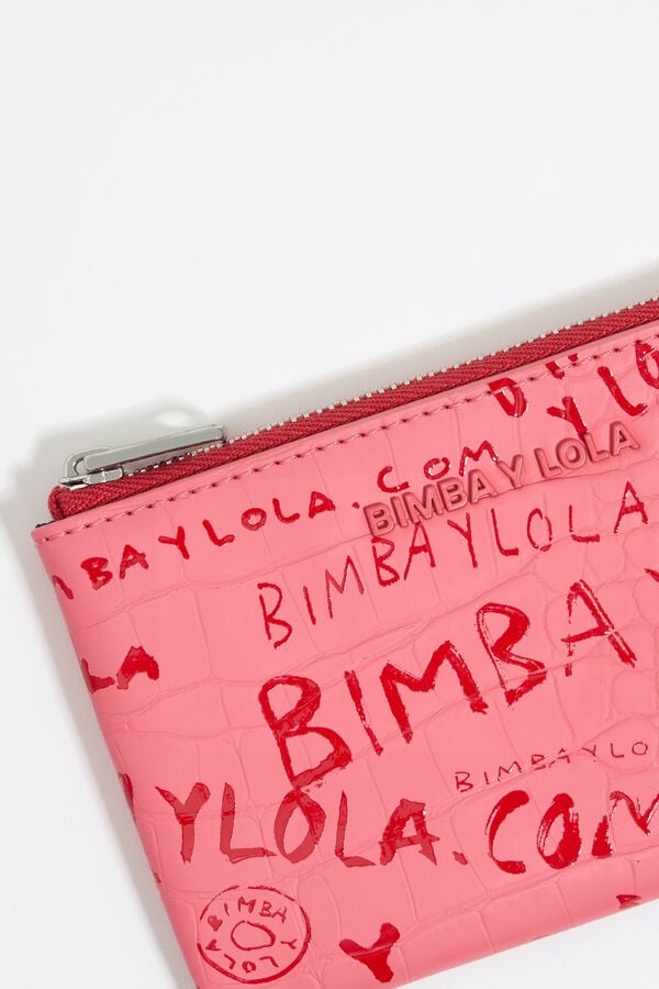 Bimba & Lola Beurs Krokostructuur Aardbei
