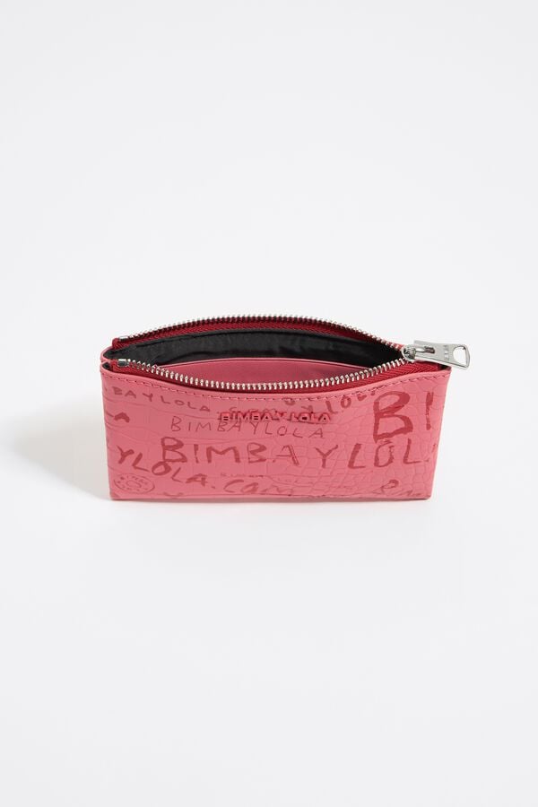 Bimba & Lola Beurs Krokostructuur Aardbei