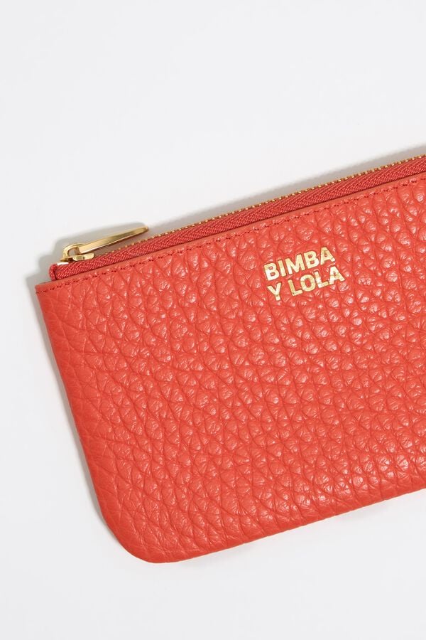 Bimba & Lola Beurs Leer Koraalrood