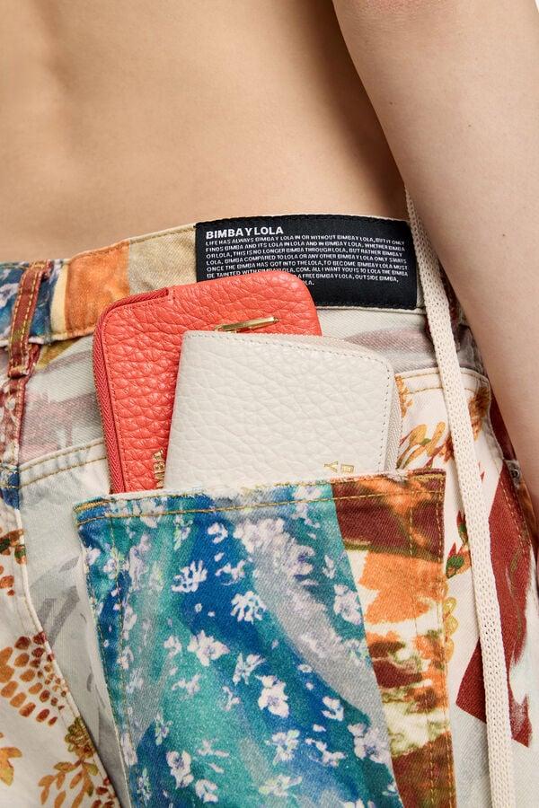 bimba & lola Beurs leer koraalrood