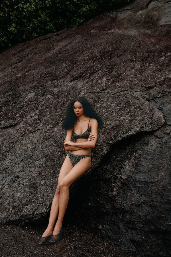 bimba & lola Bikini Daniele luipaard kaki