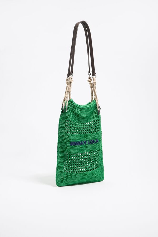 bimba & lola Draagtas crochet groen