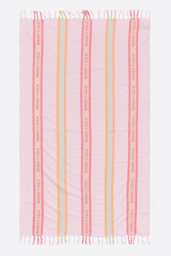 bimba & lola Handdoek katoen licht roze