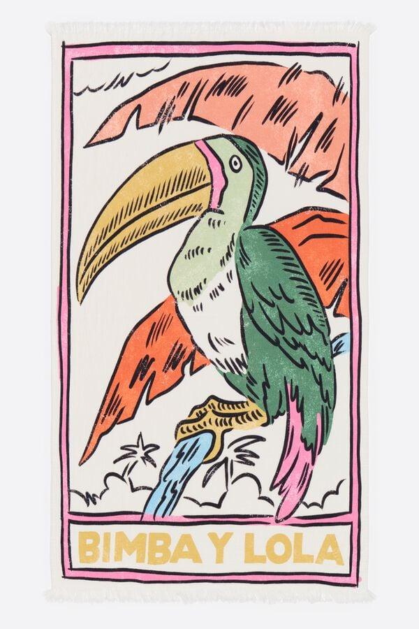 Bimba & Lola Handdoek Van Katoen Toekan