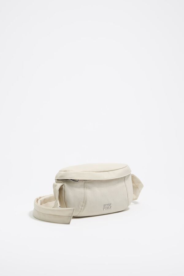 bimba & lola Heuptasje klein nylon gebroken wit