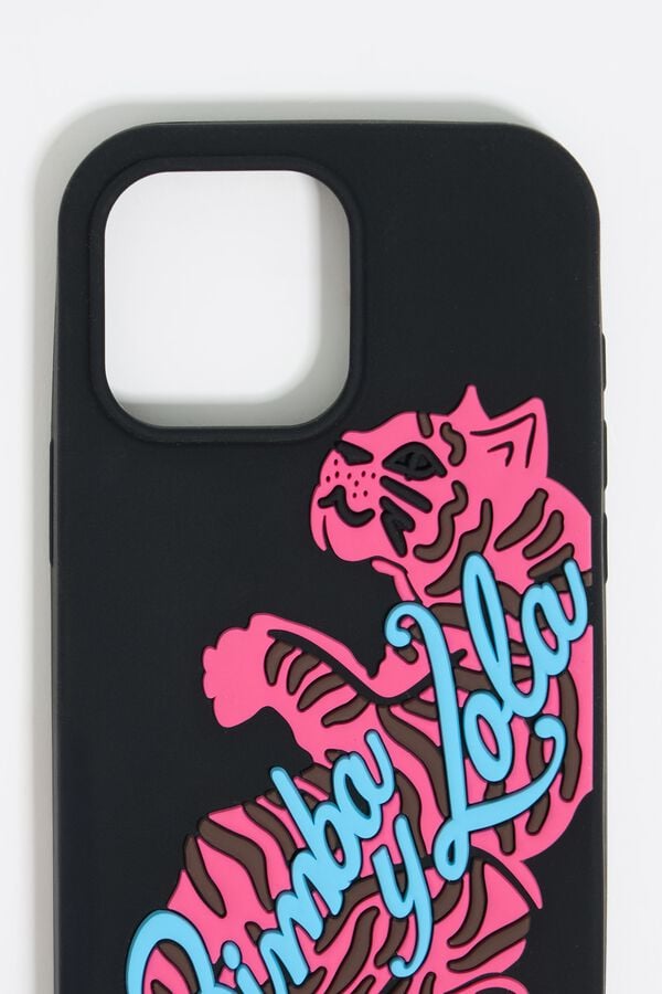 Bimba & Lola Hoesje IPhone 15 Silicone Tijger