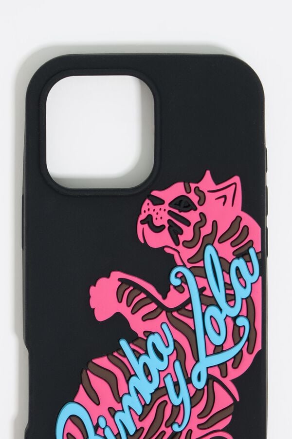 Bimba & Lola Hoesje IPhone 16 Pro Silicone Tijger