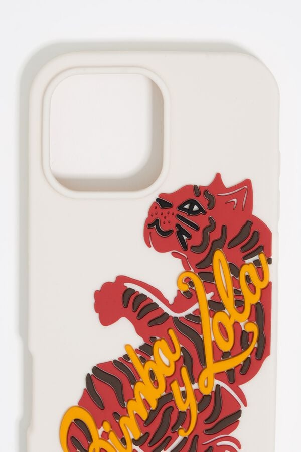 Bimba & Lola Hoesje IPhone 16 Pro Silicone Tijger