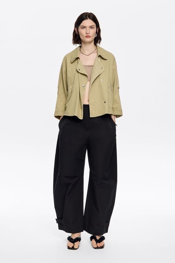 bimba & lola Jack soepelvallend gekruist licht kaki