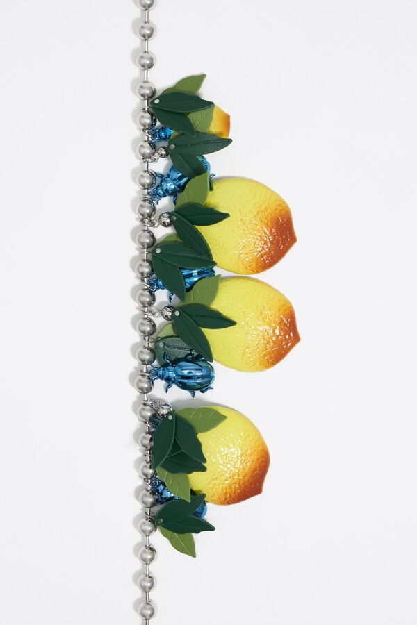 Bimba & Lola Ketting Citroenen En Kevers Blauw