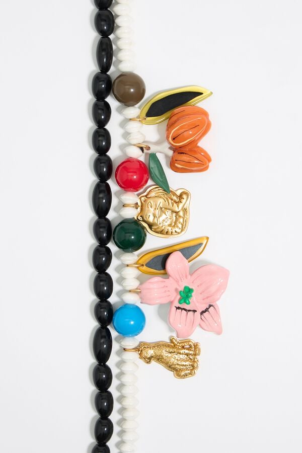 Bimba & Lola Ketting Dieren En Bloemen Mat