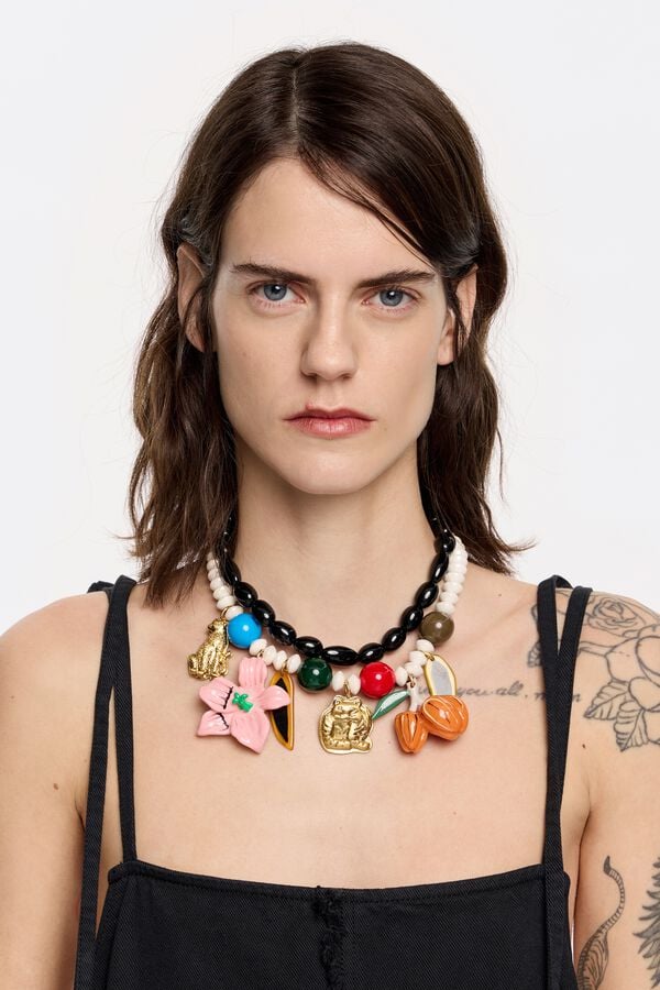 bimba & lola Ketting dieren en bloemen mat