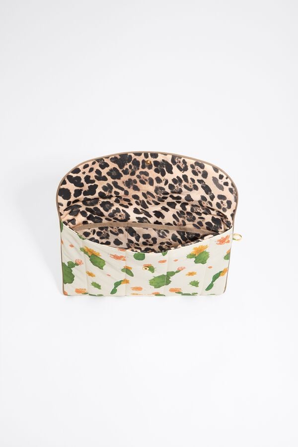 Bimba & Lola Laptophoes 13 5" Nylon Cactus Ivoorwit