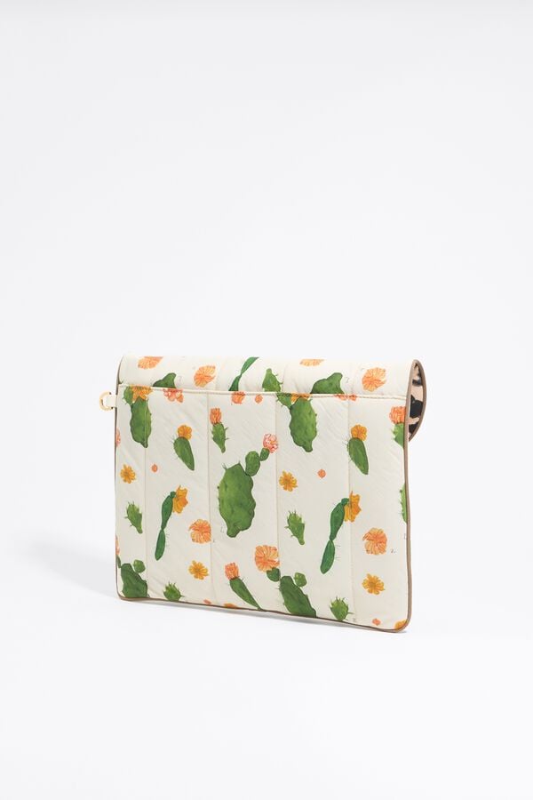 Bimba & Lola Laptophoes 13 5" Nylon Cactus Ivoorwit
