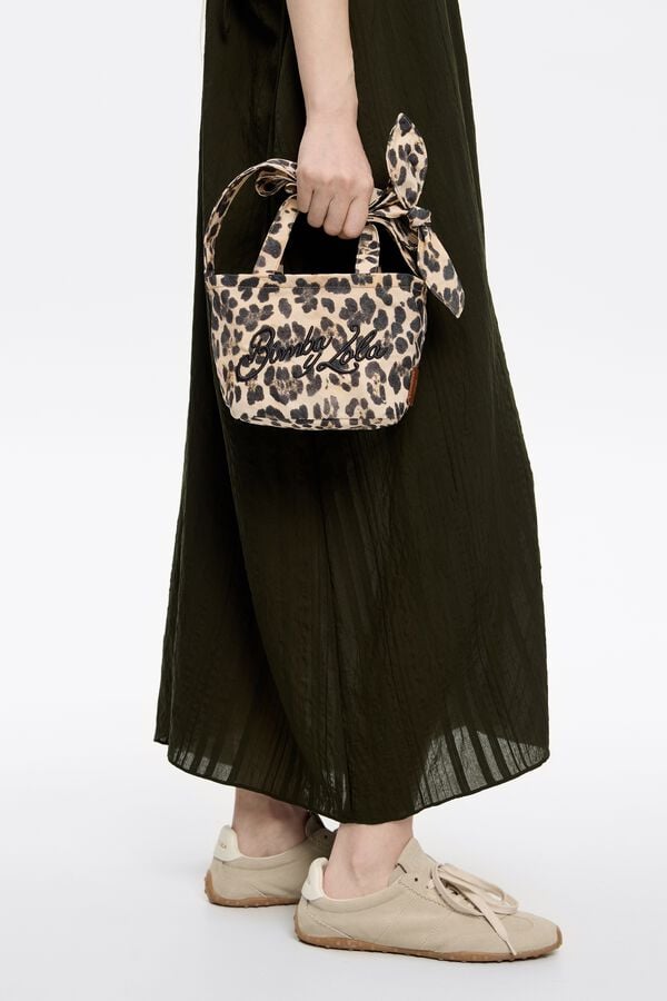 Bimba & Lola Mini-tas Nylon Leopard Naturel