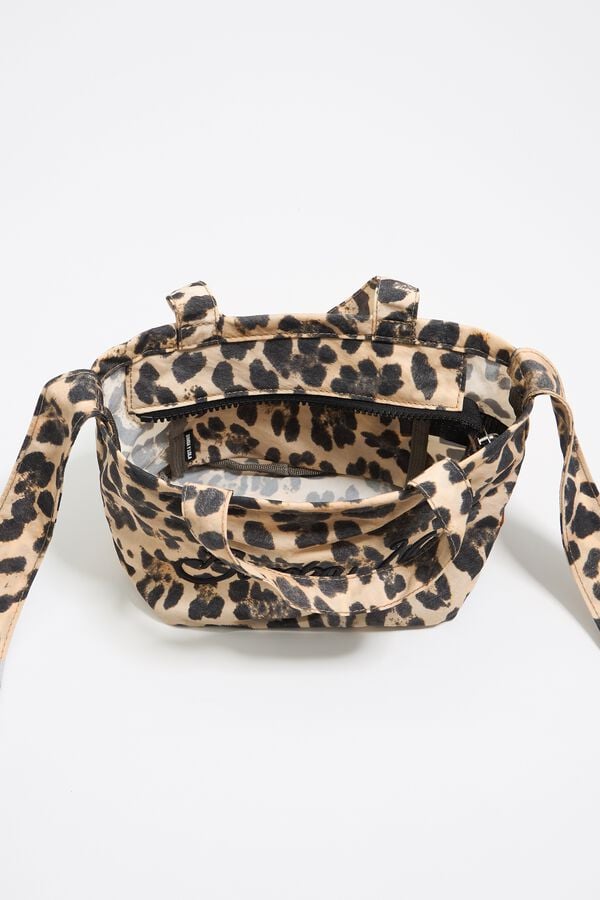 Bimba & Lola Mini-tas Nylon Leopard Naturel