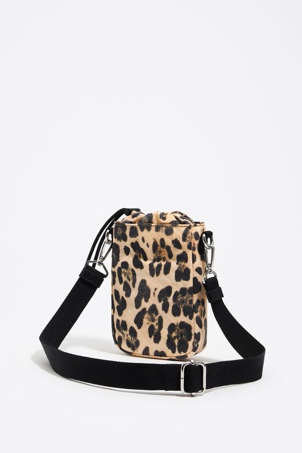 Bimba & Lola Mini-tas Nylon Leopard Naturel